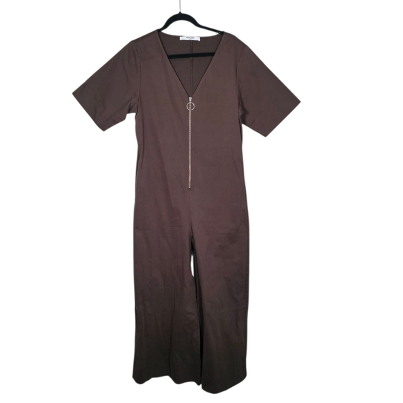 Brown Women's Jumpsuit - Picture 3 of 8